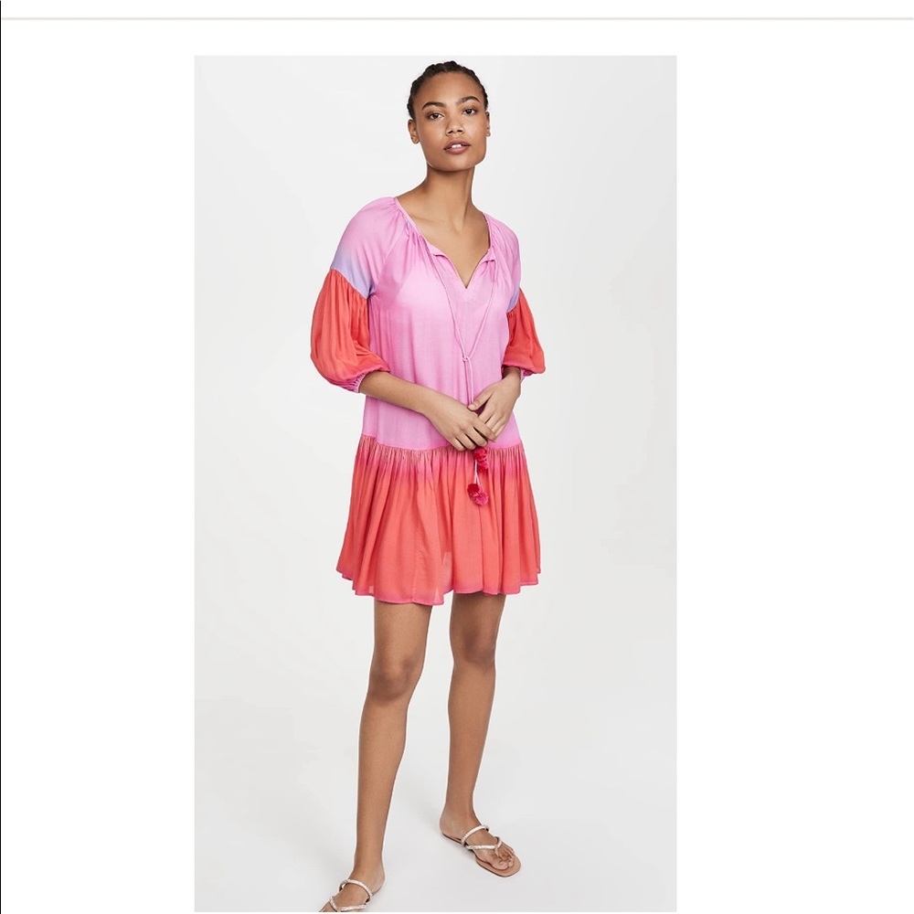 Playa Lucila Ombré dress- multi pink